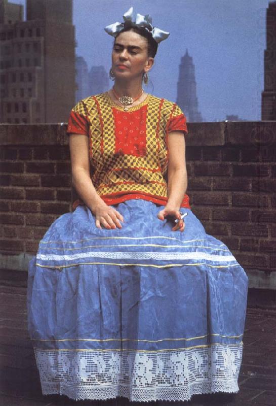 Frida Kahlo Frida Kahlo in New York oil painting picture